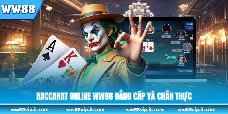 Baccarat Online WW88 - Trải Nghiệm Trò Chơi Bài Đỉnh Cao Baccarat online WW88 đẳng cấp và chân thực